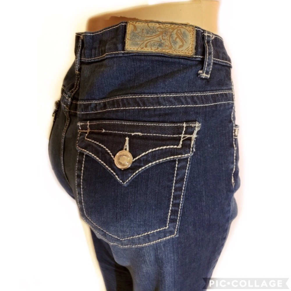 🌲3/$20 Ms. Firefly Low Waist Bootcut Flare Blue Jeans 12